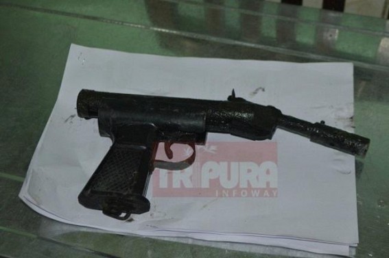 Gun recovered from Agartala drain